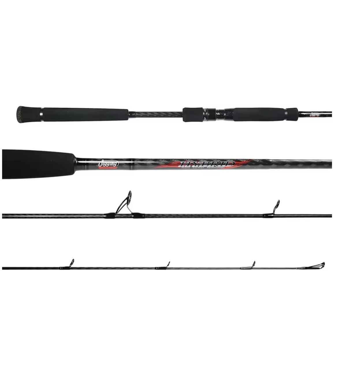 Jigging World Hybrid Nano Carbon Spinning Fishing Rods