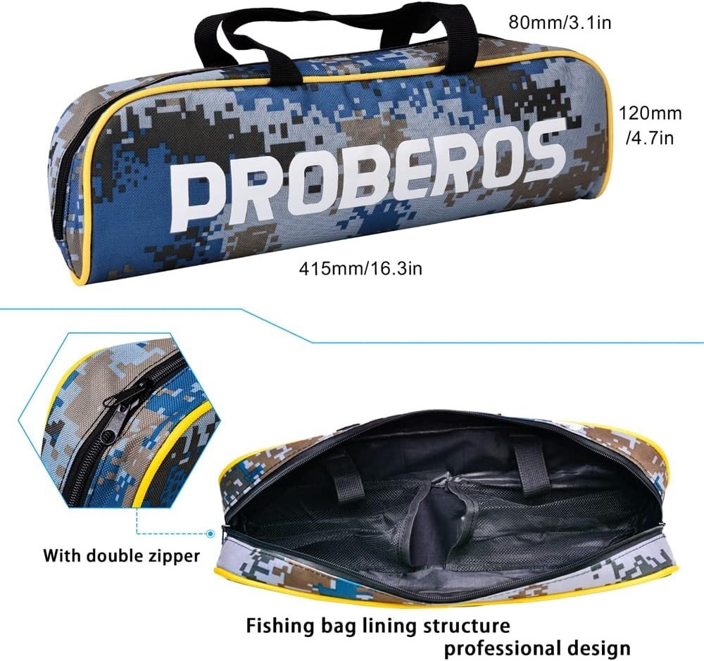 Caña De Pescar Telescópica Con Carrete Y Línea Para Pescadores, Combos De Pesca.