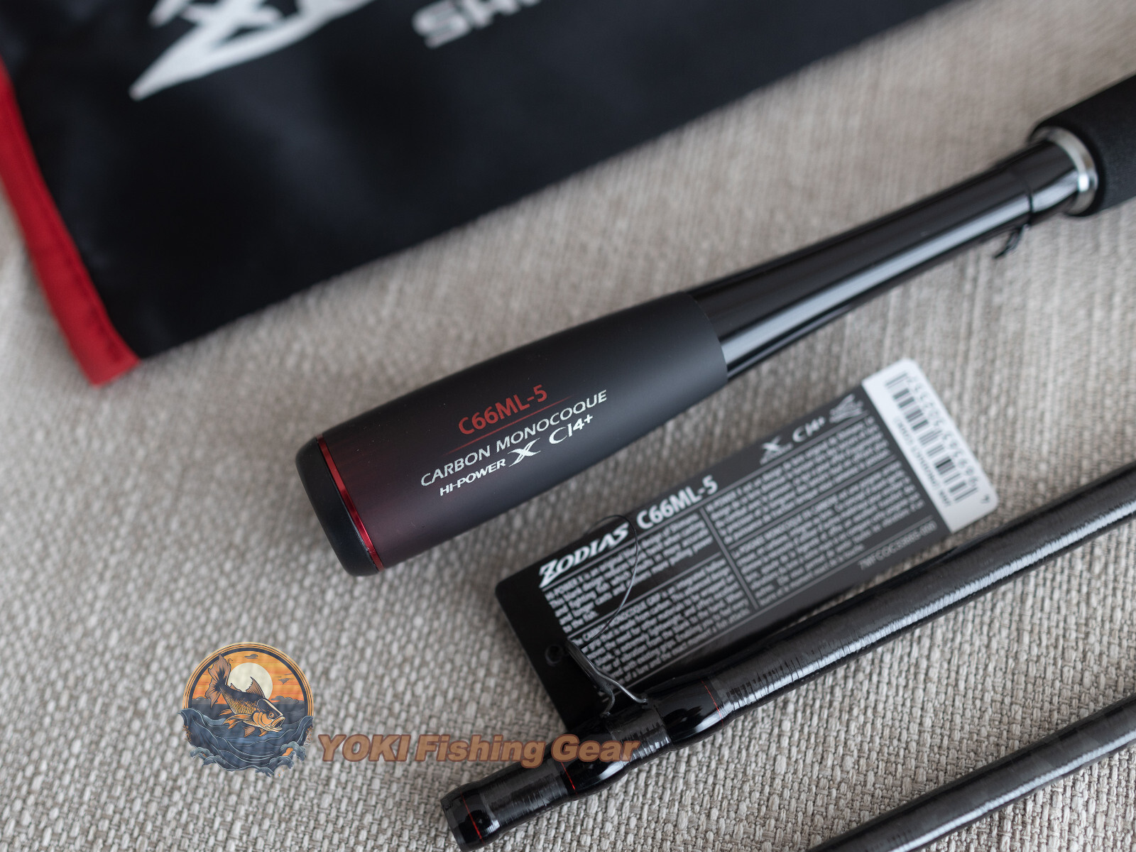 Shimano 21 ZODIAS Pack C66ML-5 Baitcasting Rod for Bass-Watch Our Product Video