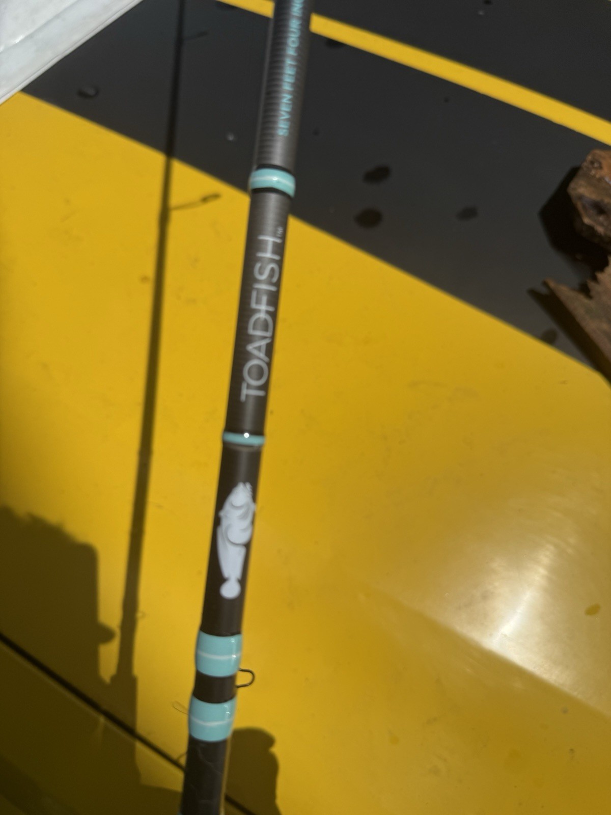 Toadfish 7ft 4 Medium Fast Spinning Rod 6-15lb 1/8-5/8oz xf tip