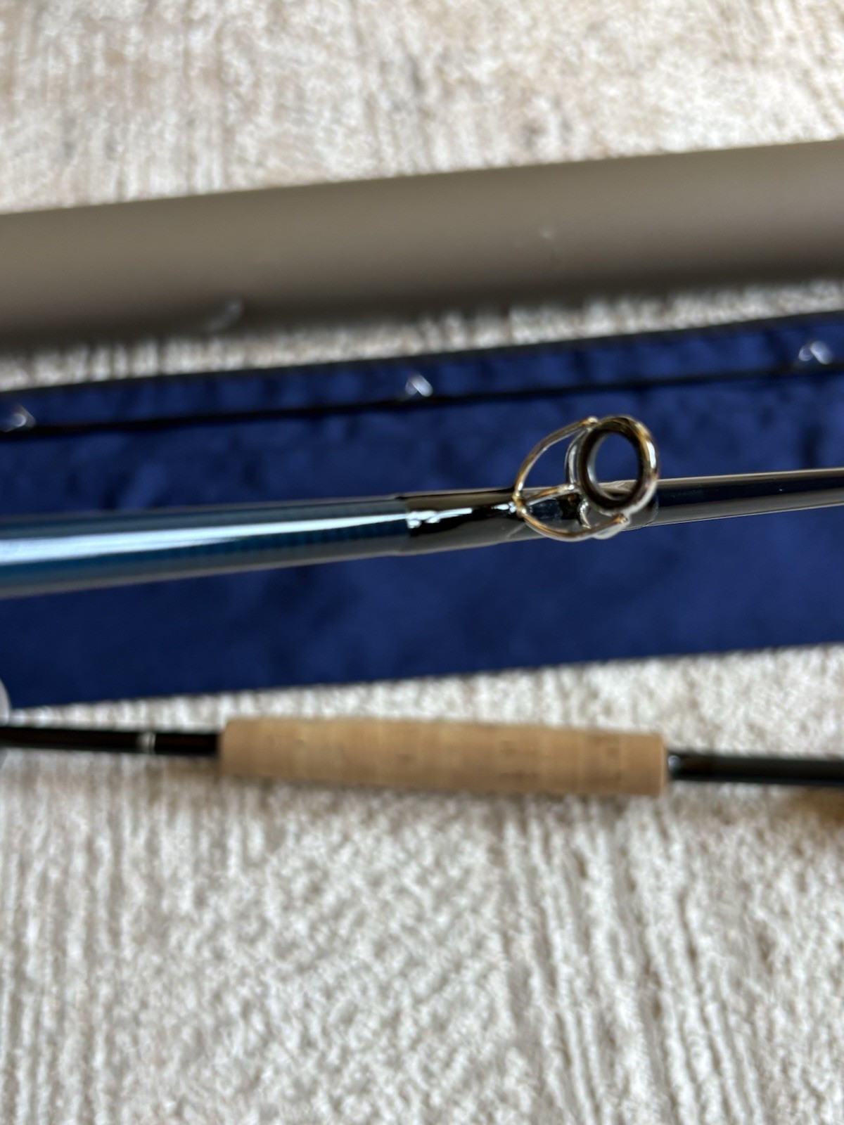 Sage RPLXi 1290-3 Graphite III Fly Rod 9’ 12wt 3pc w Tube Sock USA