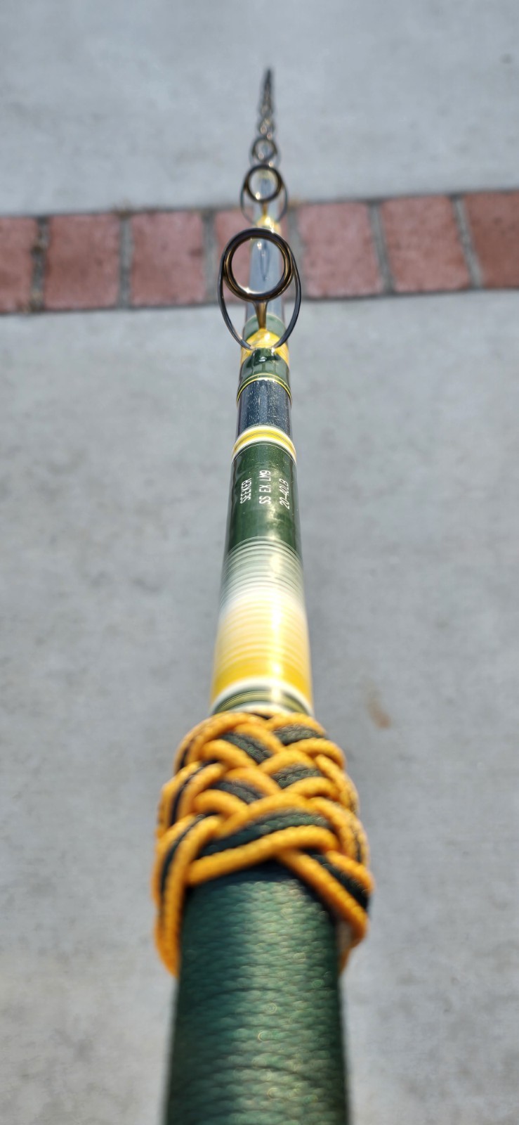 Rare Seeker Super Seeker SS EX LM9 9ft 20-40Lb 23 of 24 Blue S Glass Custom Rod