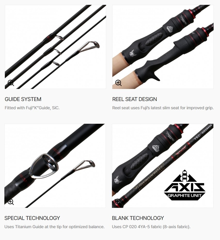 NS BLACKHOLE TARANTULA EDGE BASS ROD