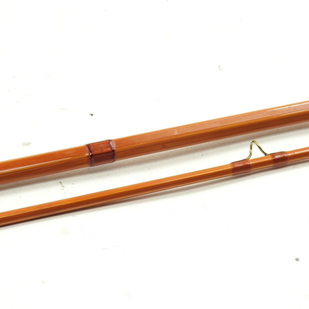 Custom-Built Bamboo Fly Fishing Rod. 8’ 6wt. W/ Wood Case. Drew Spanogle Maker?