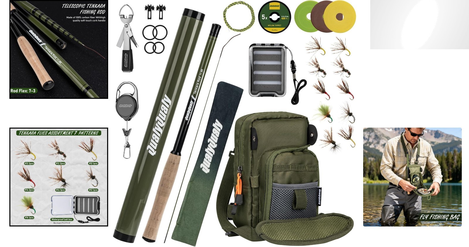 Versatile Tenkara Fly Rod Kit – Perfect for Beginners, 10.6ft & 11.6ft Options