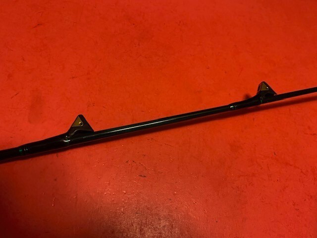 CUSTOM BUILT GREEN GRAPHITE COMPOSITE 7 FOOT 1 INCH 10 TO 25# CONVENTIONAL ROD