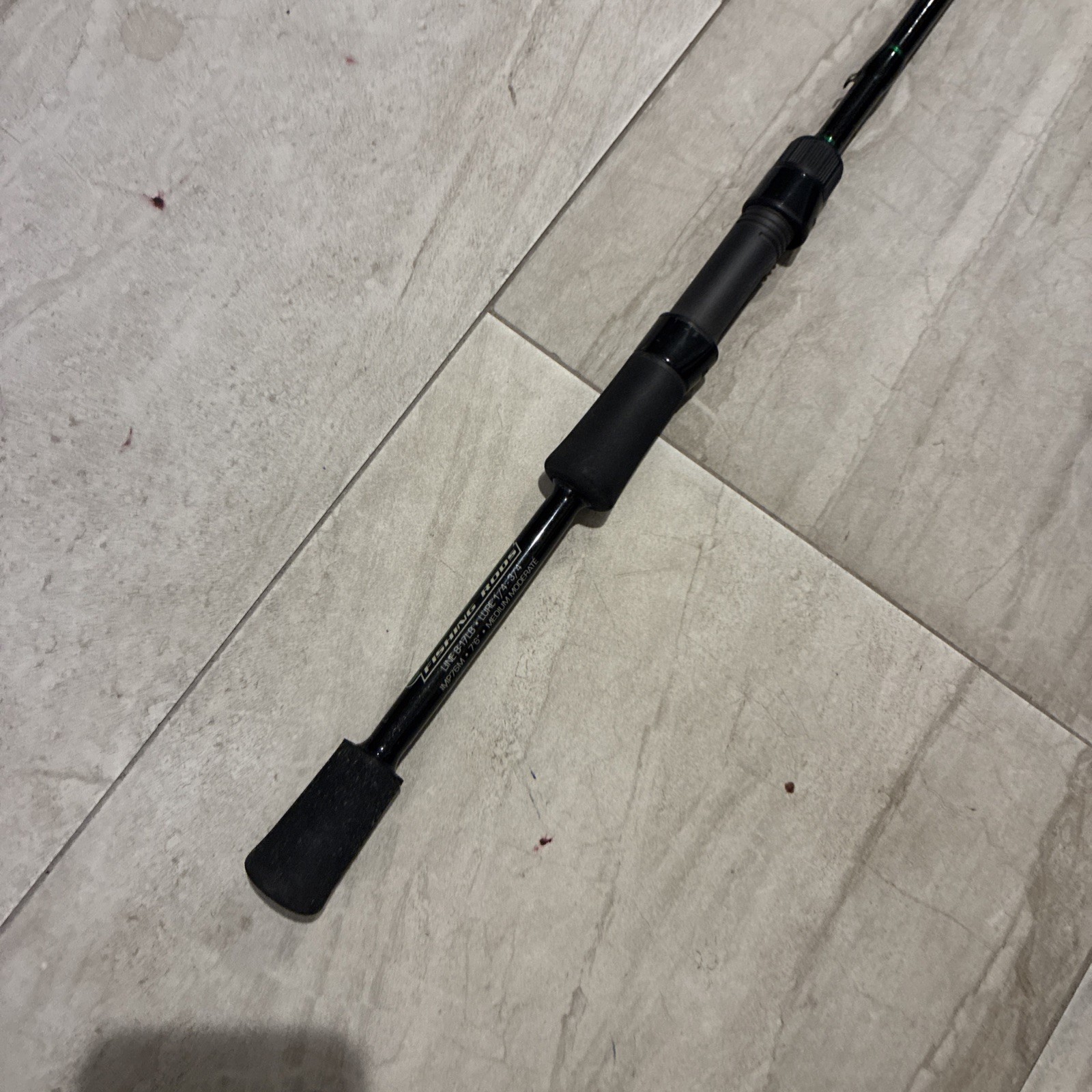 Impulse Custom Spinning Rod 7’6″ / 1 PC / 8-17 LB “Med moderate” Ex Used Cond