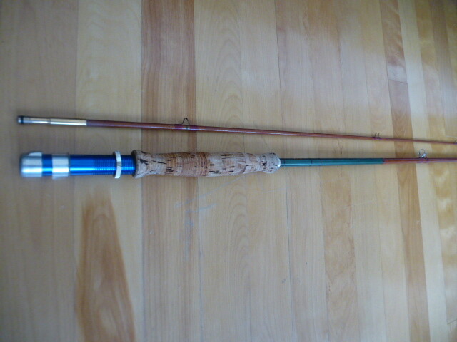Vintage Fly Fishing Rod Prime Sport 1st Gen, Fiberglass made in Canada great fis
