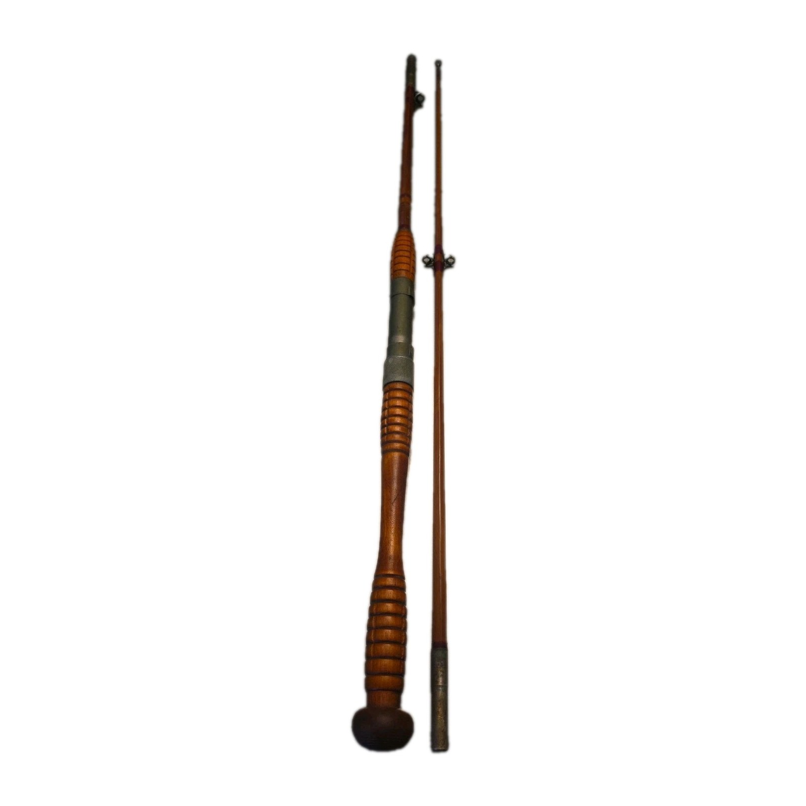 Antique / Vintage Montague Dreadnought Genuine Tonkin 6 ft Boat Rod- Two Piece-