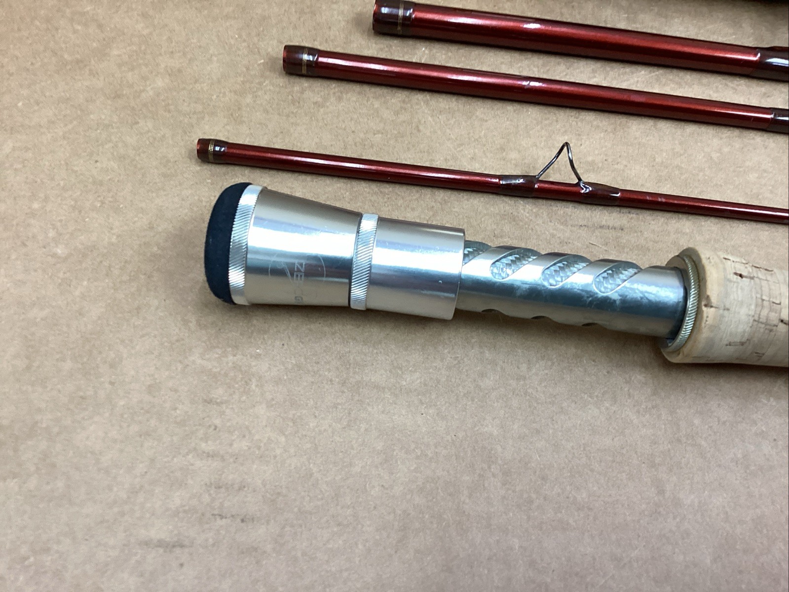 Orvis Zero Gravity 4 piece Tip Flex 9.5′ Line #11 Trout Fly Rod With Tube Superb