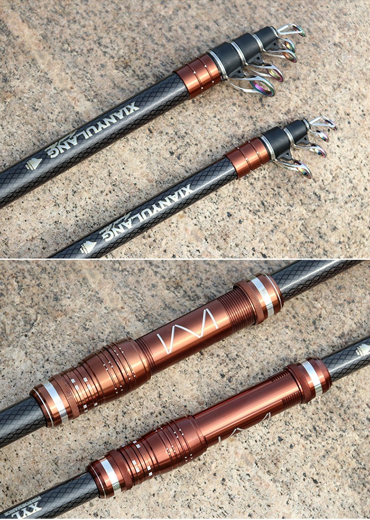 Telescopic Fishing Rods Carbon Fiber Rod Big Game Long Cast Fishing Rod Travel