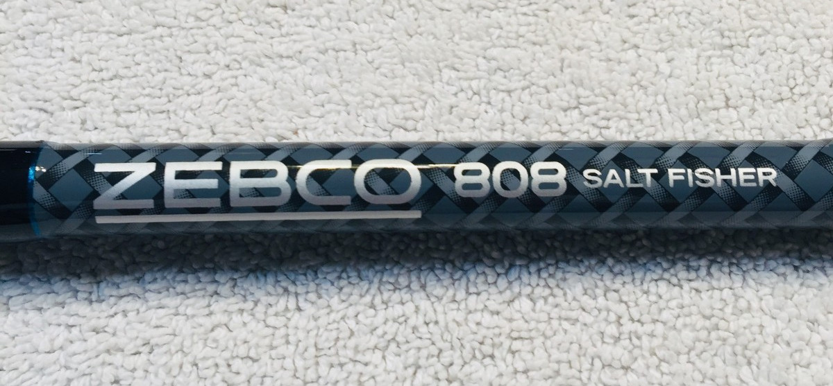 NEW Zebco 808 Salt Fisher 7′ Med/Heavy 2Pc Fishing Casting Rod Mod #808SFC702MHB