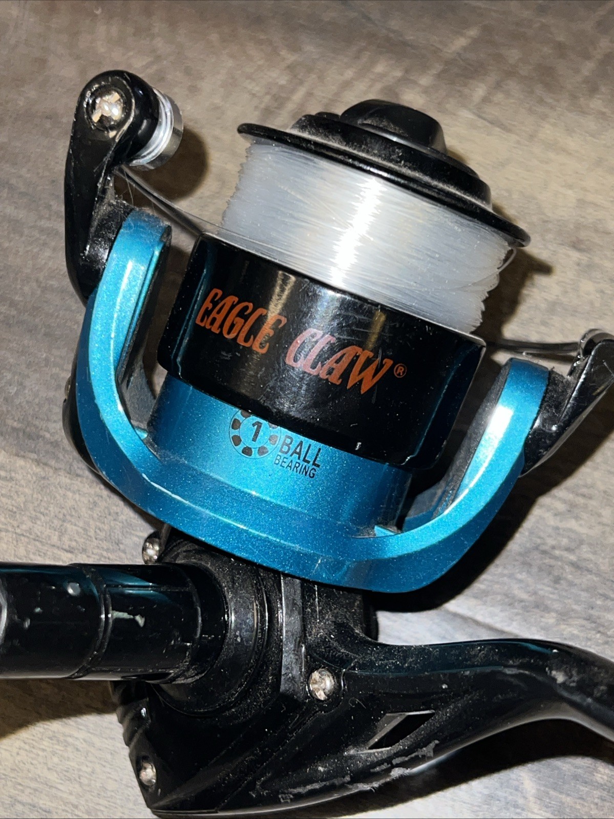 Eagle Claw Teal 5.5:1 Spinning Reel 1 Ball Bearing