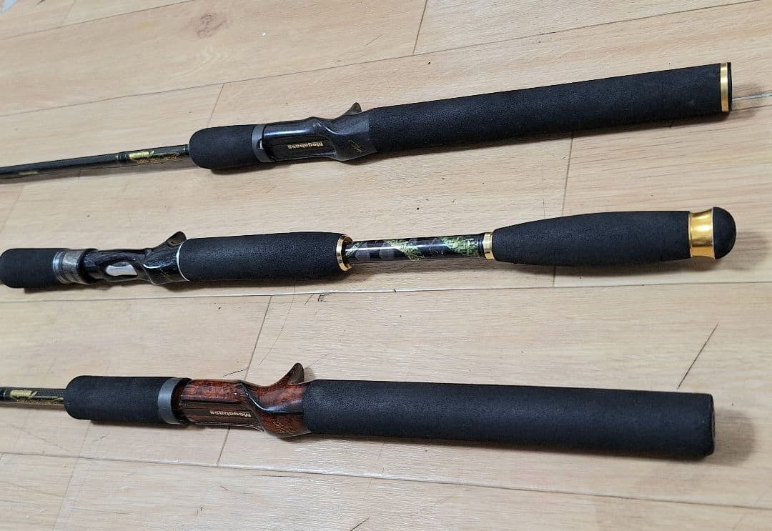 Megabass Orochi Destroyer Bass Rods (3-piece set).