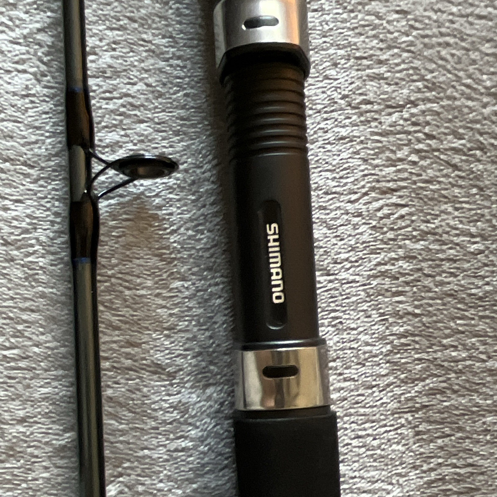 Shimano 2pc FXS70MHB2 7’0 Spinning Rod. X-Tube Shrink Wrap Installed On Handle