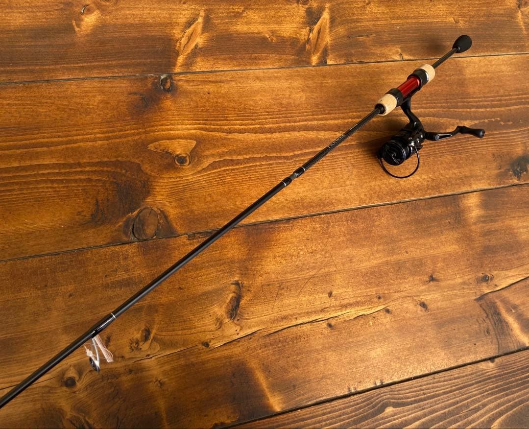 Ajing Rod Set 4-Piece Carbon Guide, 6ft/183cm, Versatile for Trout & Bass