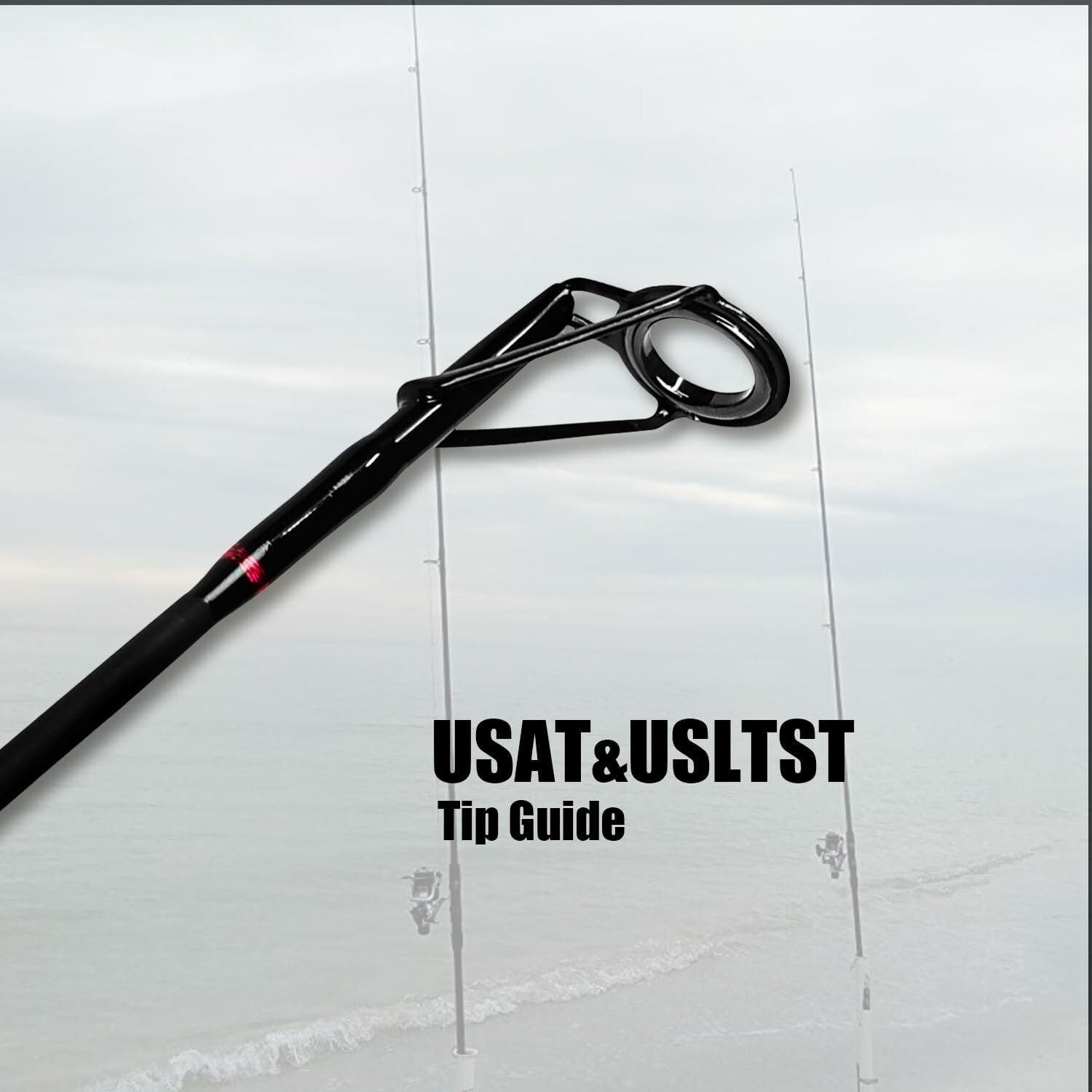 Lightweight 11ft Surf Spinning Fishing Rod with Non-Slip Handle & Durable Guides