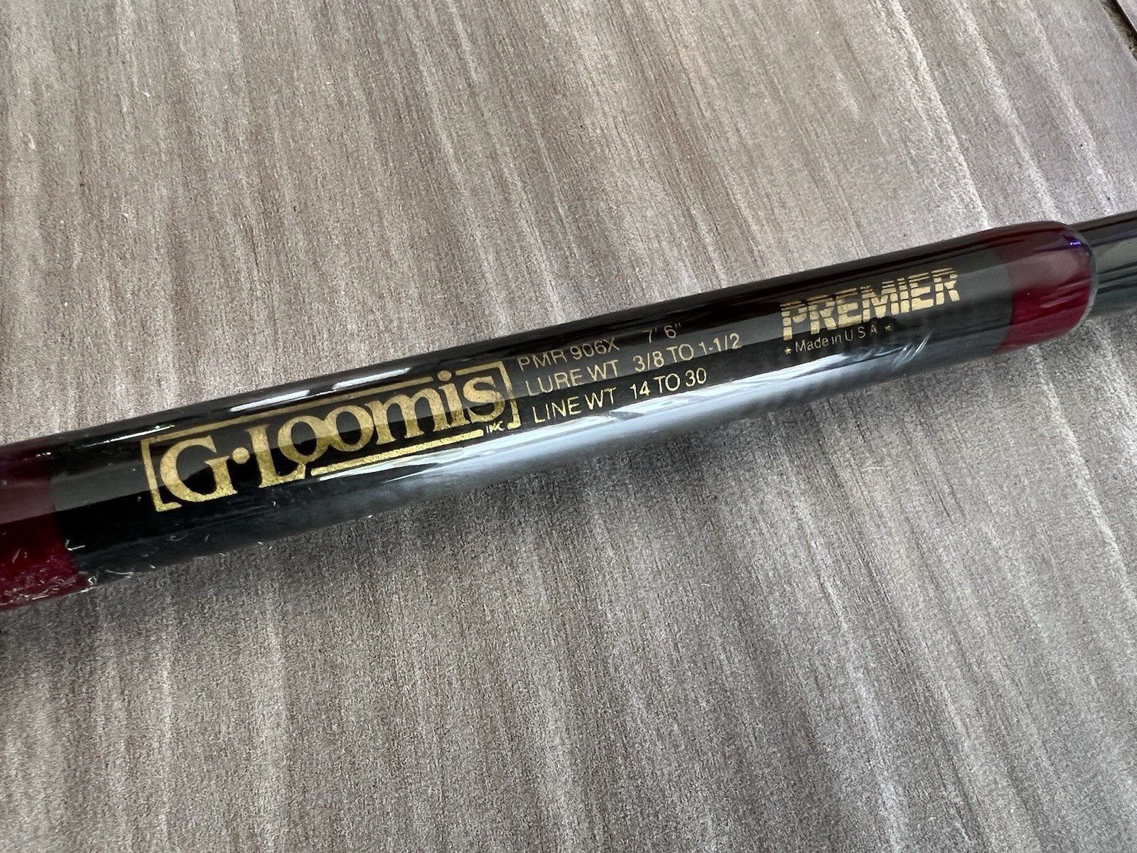 Vintage G Loomis Premier PMR 906X Casting Fishing Rod 7’6” 14-30# Made in USA