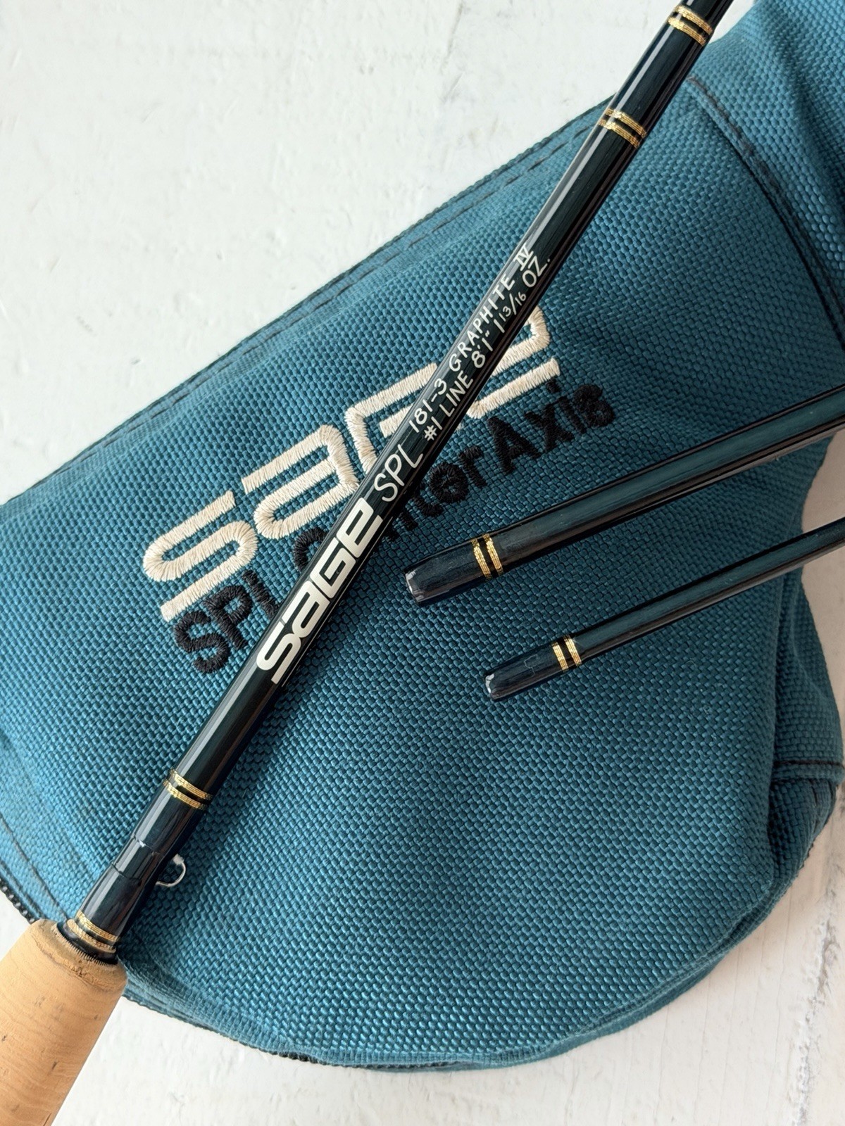**BEAUTIFUL**🔥~RARE~ SAGE SPL Center Axis 1wt. 8’1in~3pc FlyRod!! ~LEGENDARY~