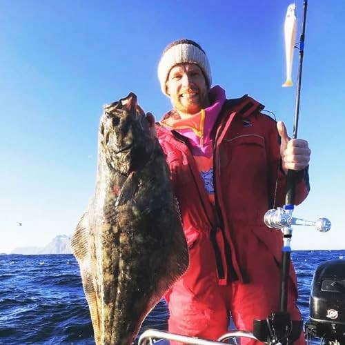 Portable Saltwater Offshore Heavy 3-Piece Spinning Rod 30-50lb Fishing Rod 6 Ft