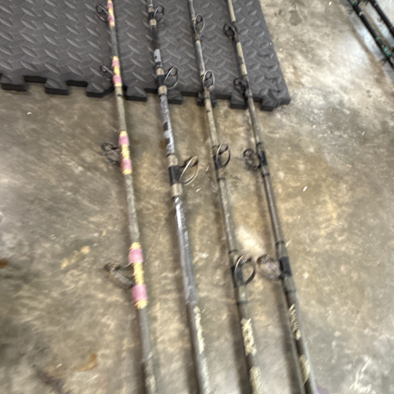4-Custom tuna rods- used- Calstar blanks