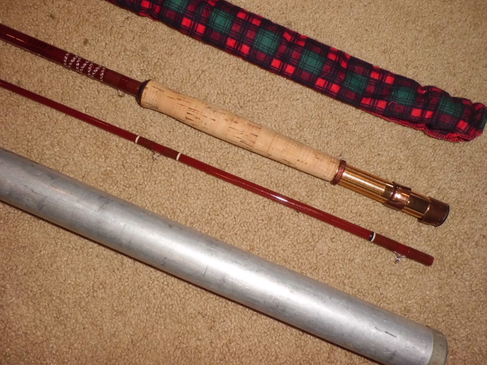 Vintage FENWICK Feralite ff85 Fly 8’6″ Rod made in USA #H68073- 7-8 fly wt.