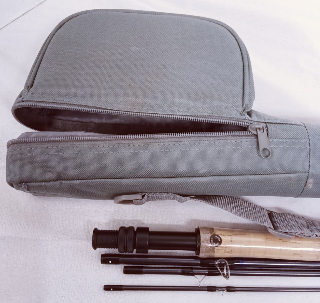 Cabela’s White River Prestige 8’6 Fly Fishing Rod 5wt 4pc With Case & 5/6 Reel
