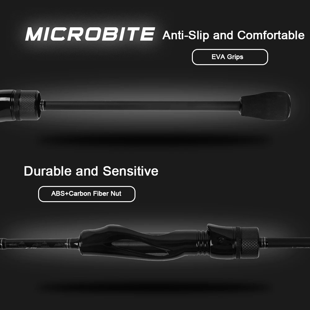 MIFINE MICROBITE AJING Spinning Rod 40T Carbon UL/L 1-10g Fast Ultralight Trout