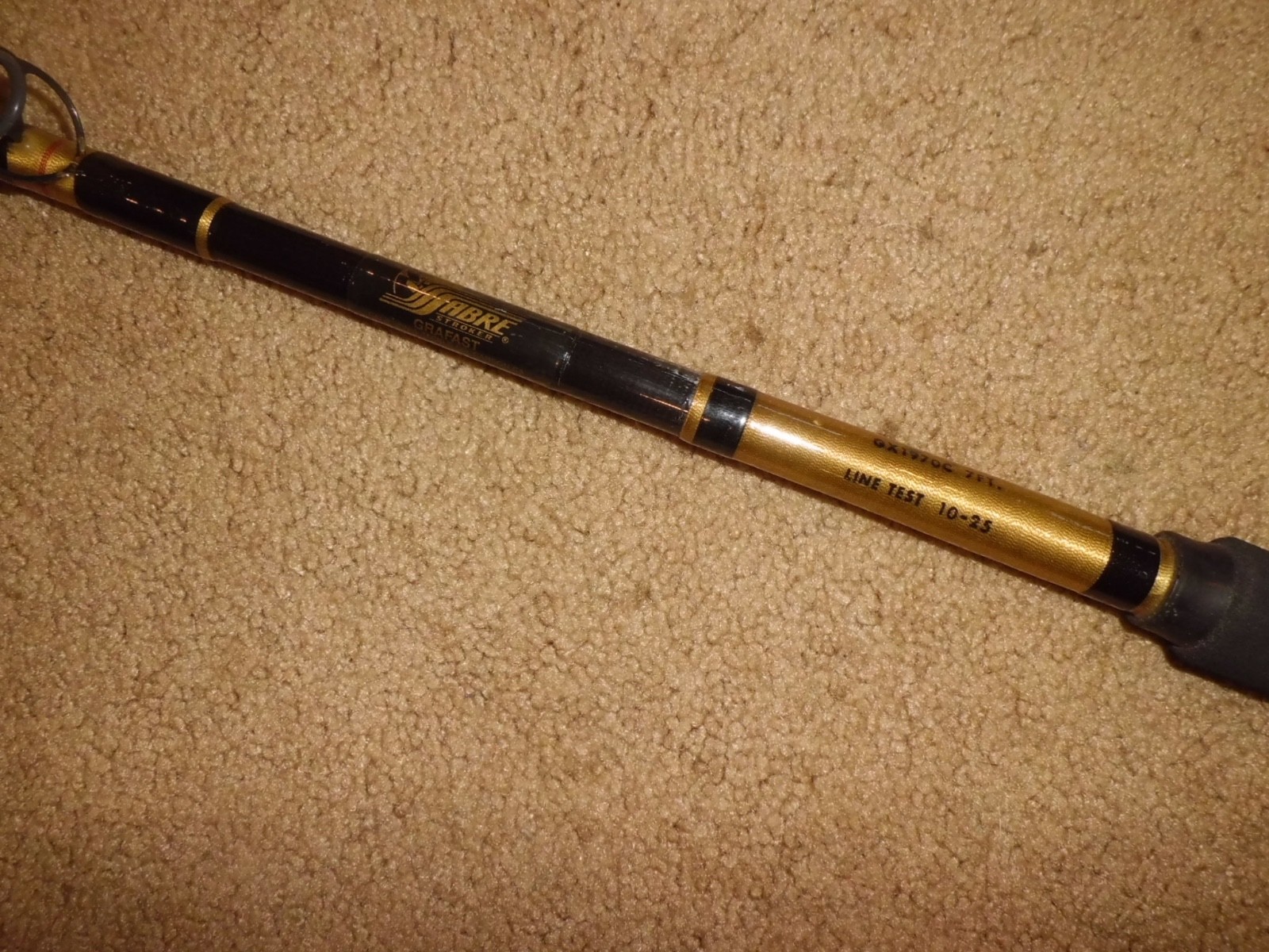 SABRE Stroker Grafast GX1970C Conventional 7′ Rod made in USA- 10-25 lb test