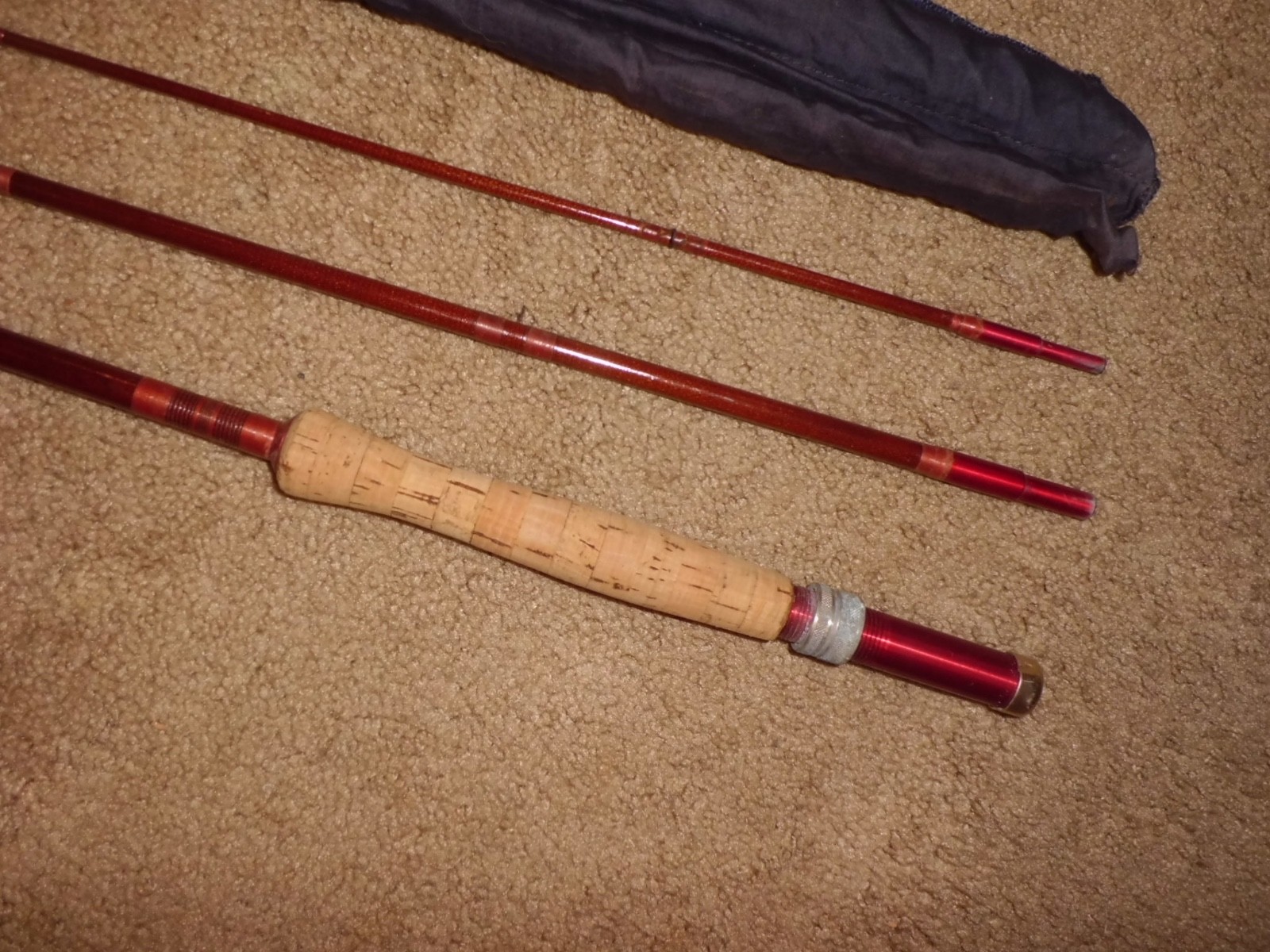 Vintage SILAFLEX 3 pc Fly 9′ Rod made in USA