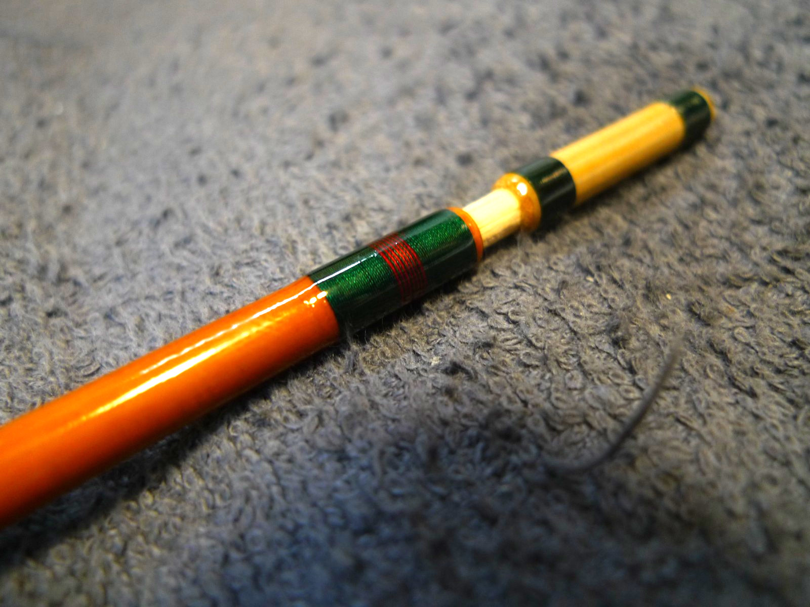 [Japanese Marutake flyrod]7’1″ #3 4pc (ext tip)-unused ‘Marubushi bamboo’ flyrod