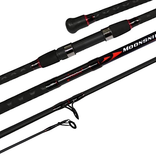 Lightweight Graphite Travel Fishing Rod – 2-Piece/4-Piece Surf Spinning Rod