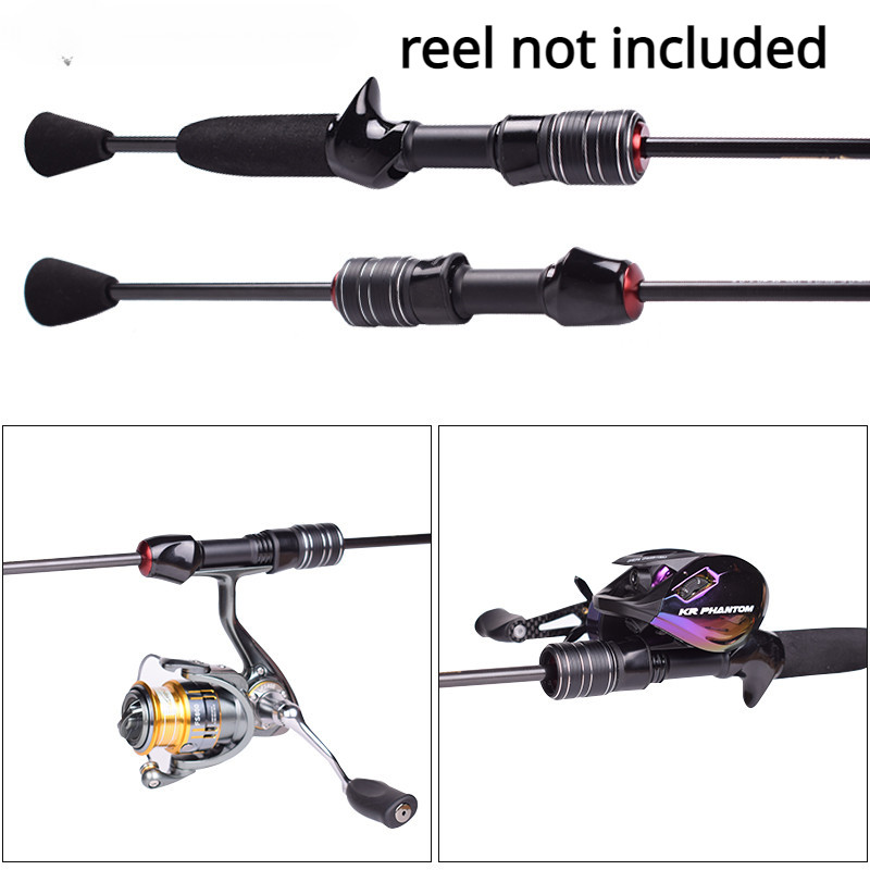 1.8M Carbon Fiber Fishing Rod Spinning Casting Poles Fast Travel Lure Rod 2 Tips