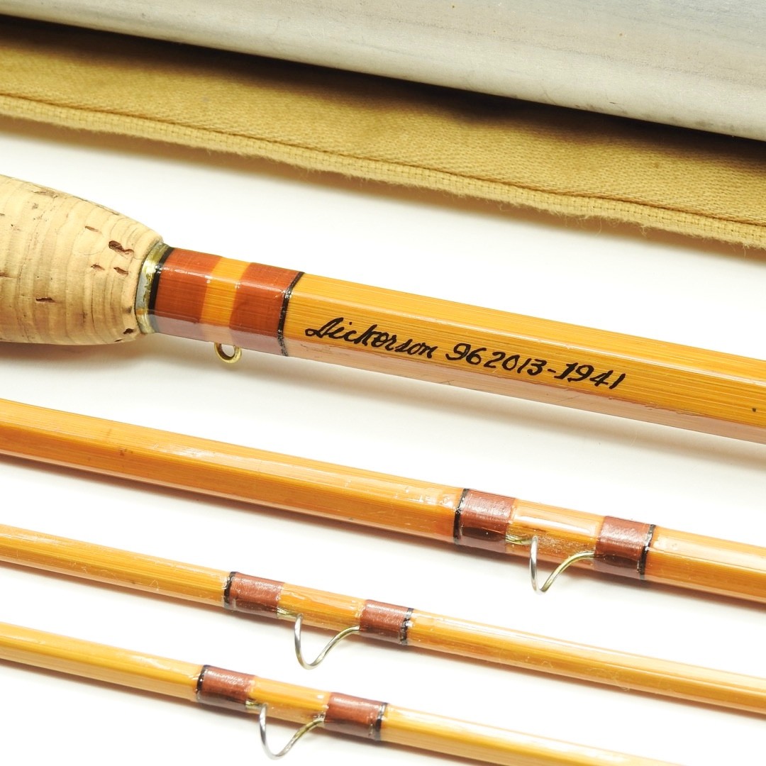 Dickerson 962013 Bamboo Fly Fishing Rod. 9’ 6”. 3/2.
