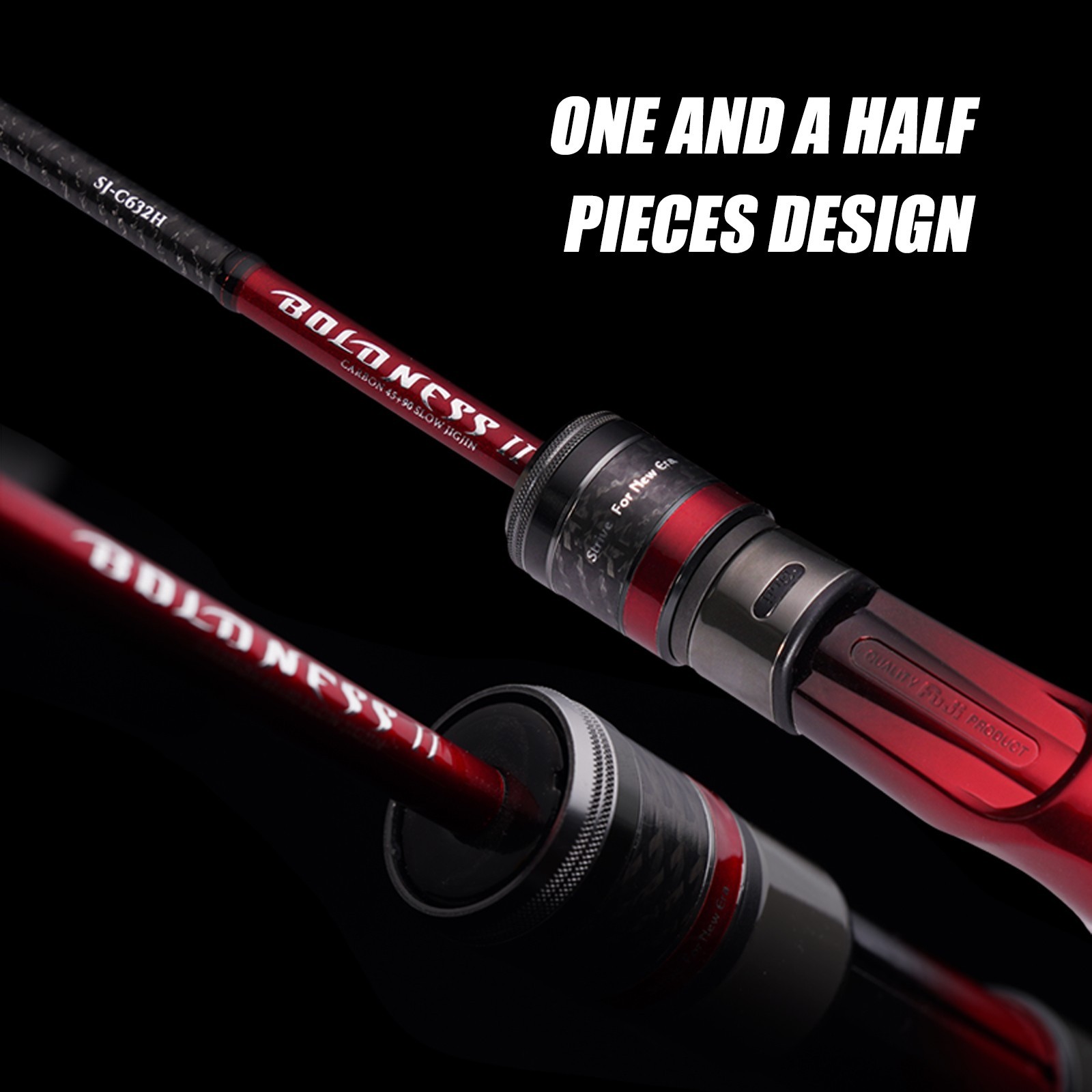 PURELURE BOLDNESS Slow Jigging Rod 1.5-Pieces Jig Sea Boat Big Game Fast Jerk