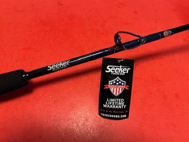 SEEKER KOA 60XXH 6 FOOT 2 INCH 60 TO 120 POUND RATED SPECIAL JIGGING FISHING ROD