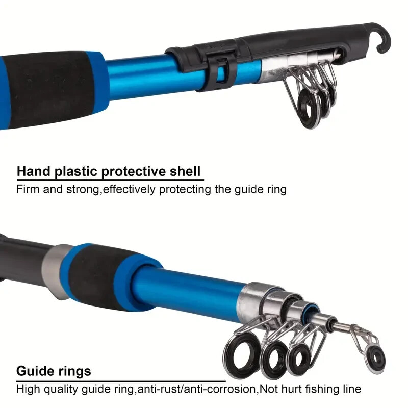 TRAVELING FISHING ROD AND REEL COMBO PAC