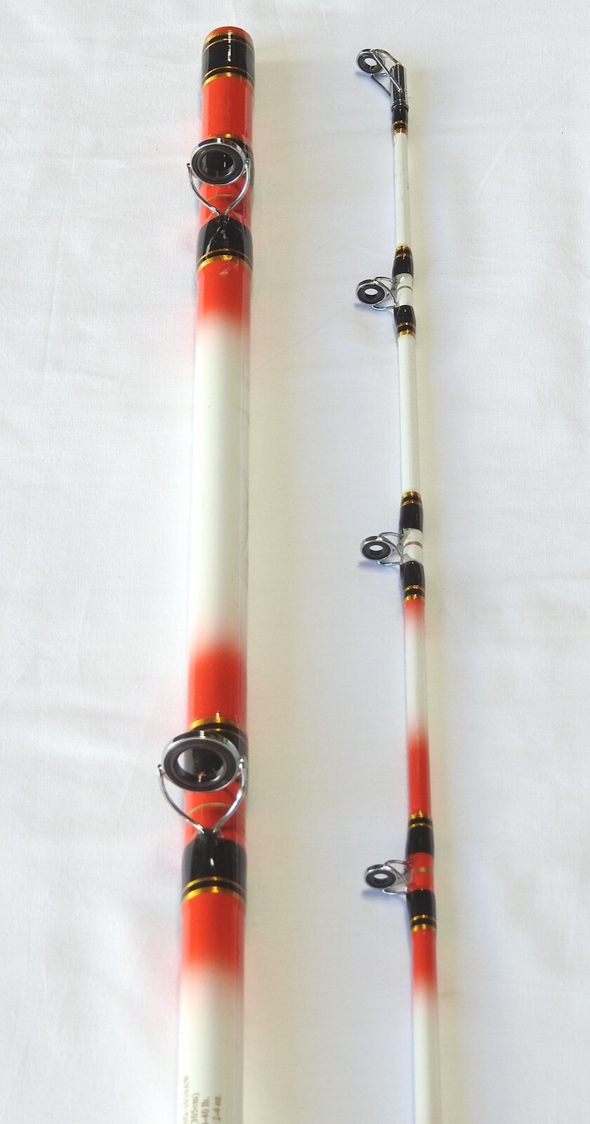 Classic Nite Stick Catfish Casting Rod 10′ 2PC Glow Tip Red