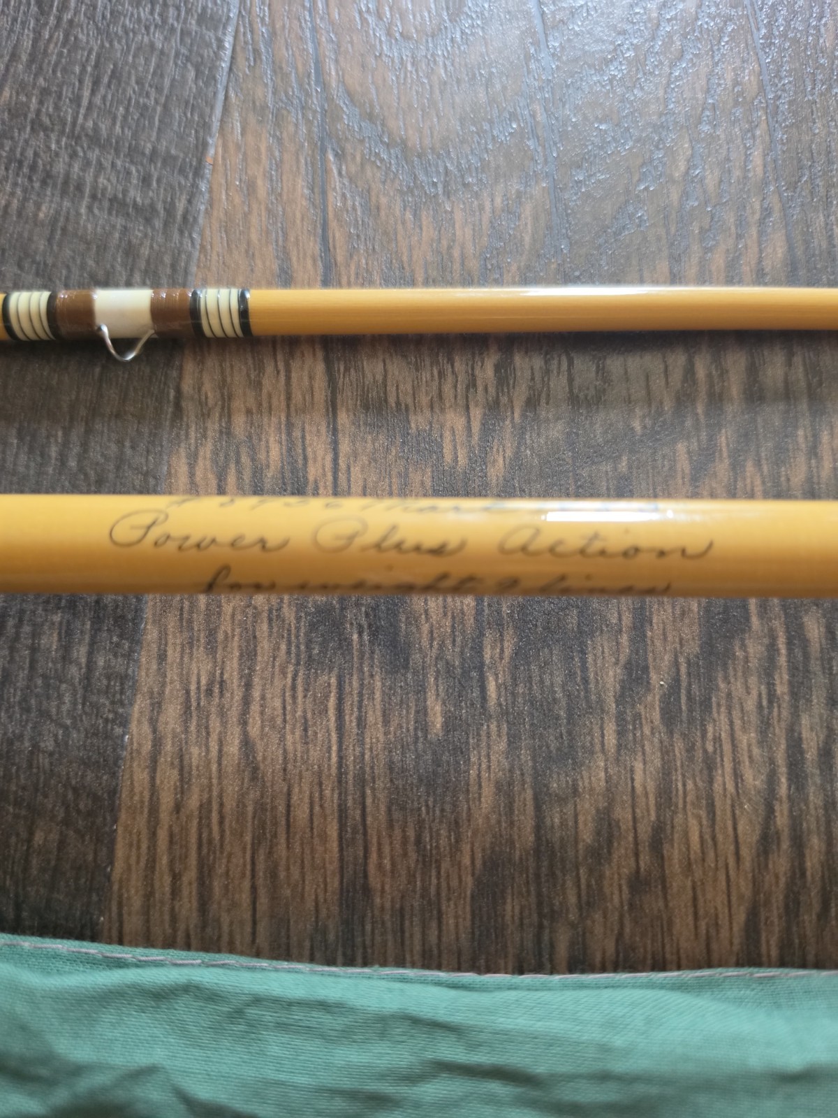 Heddon Pal Mark IV #8456 Fly Rod 8’3″ 7wt 2pc Fiberglass Cork Handle / Sleeve