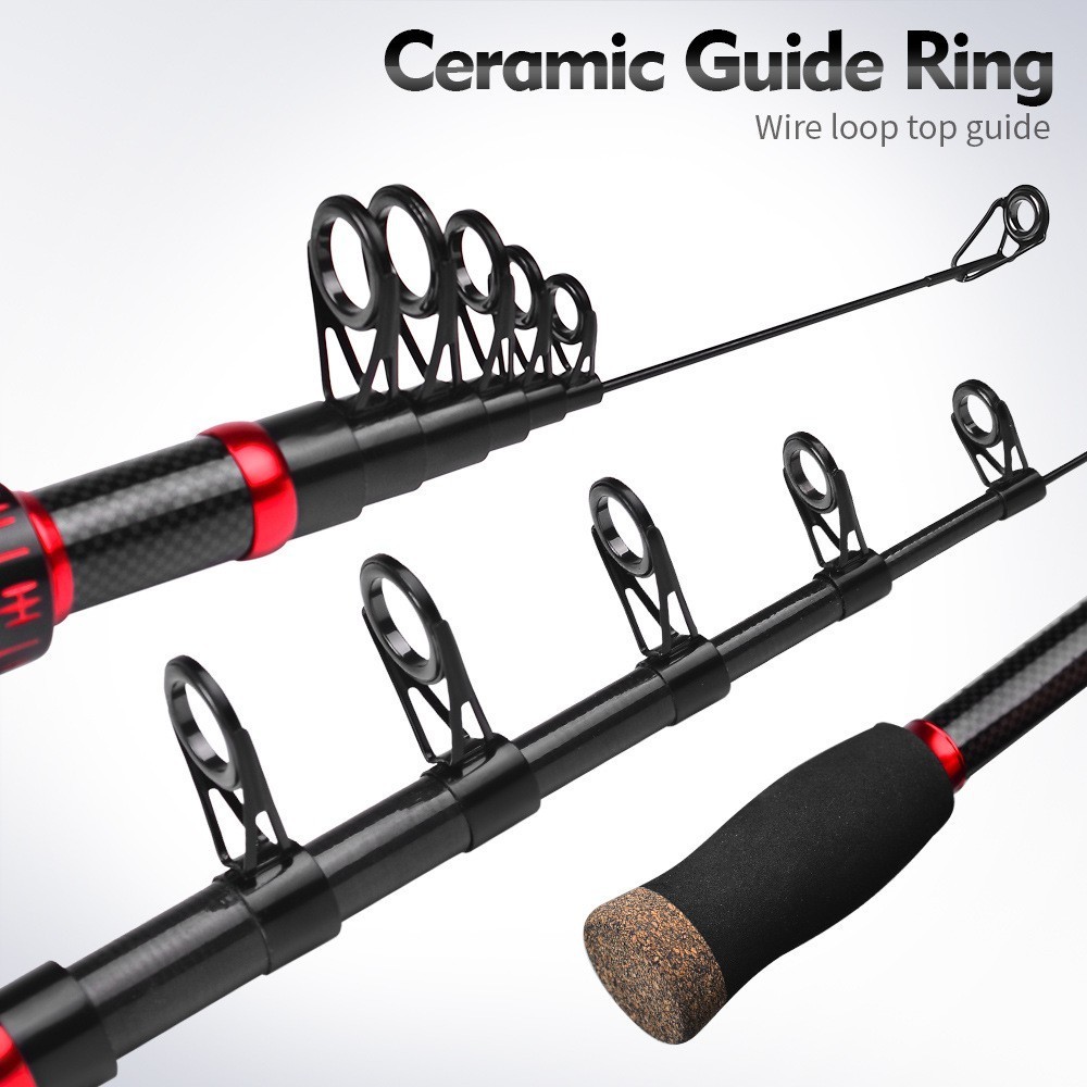 Long-distance Casting Fishing Rod Reel & Rod Combo Fiberglass Sea Fishing Rod