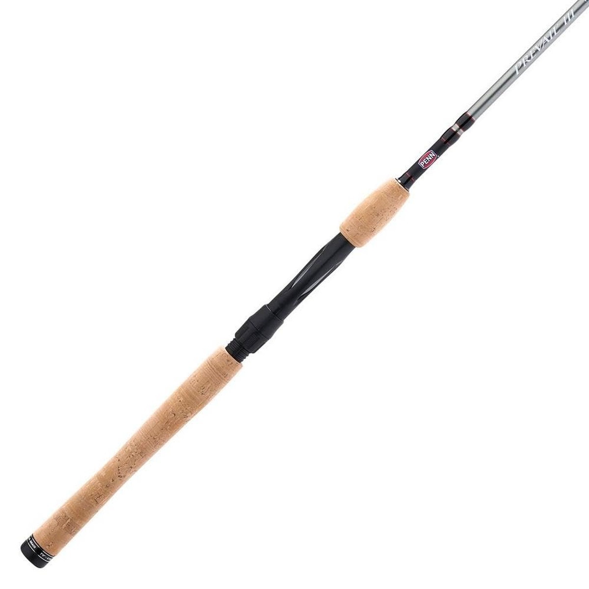 PENN Prevail III 7′ Inshore Spinning Rod, 1-Piece Graphite, Stainless Guides