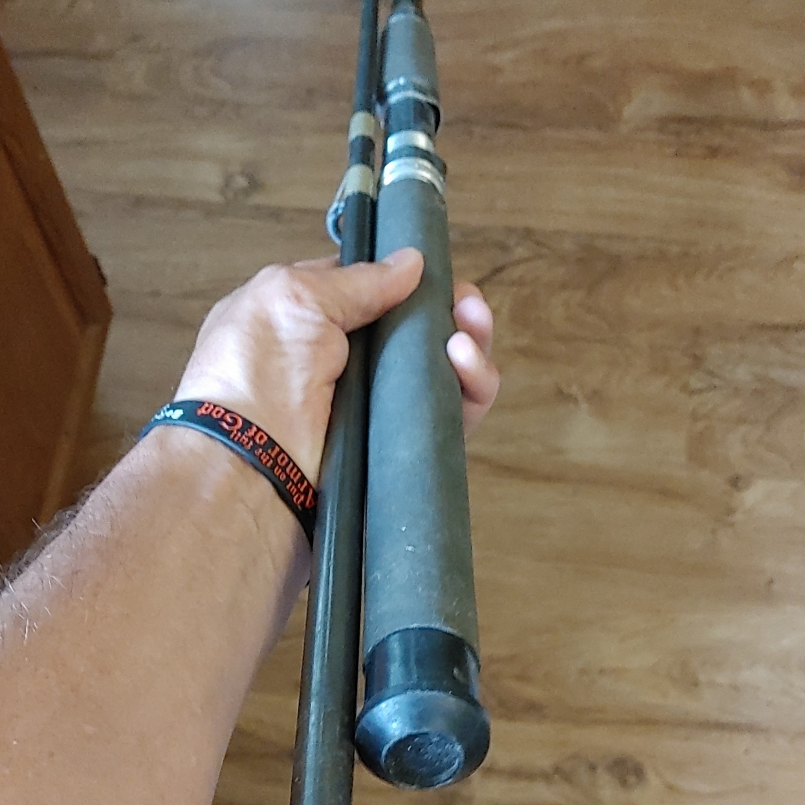 Zebco Sportfisher Series Spinning Rod 7ft 2pc Graphite MH 12-25lb 6 Guides