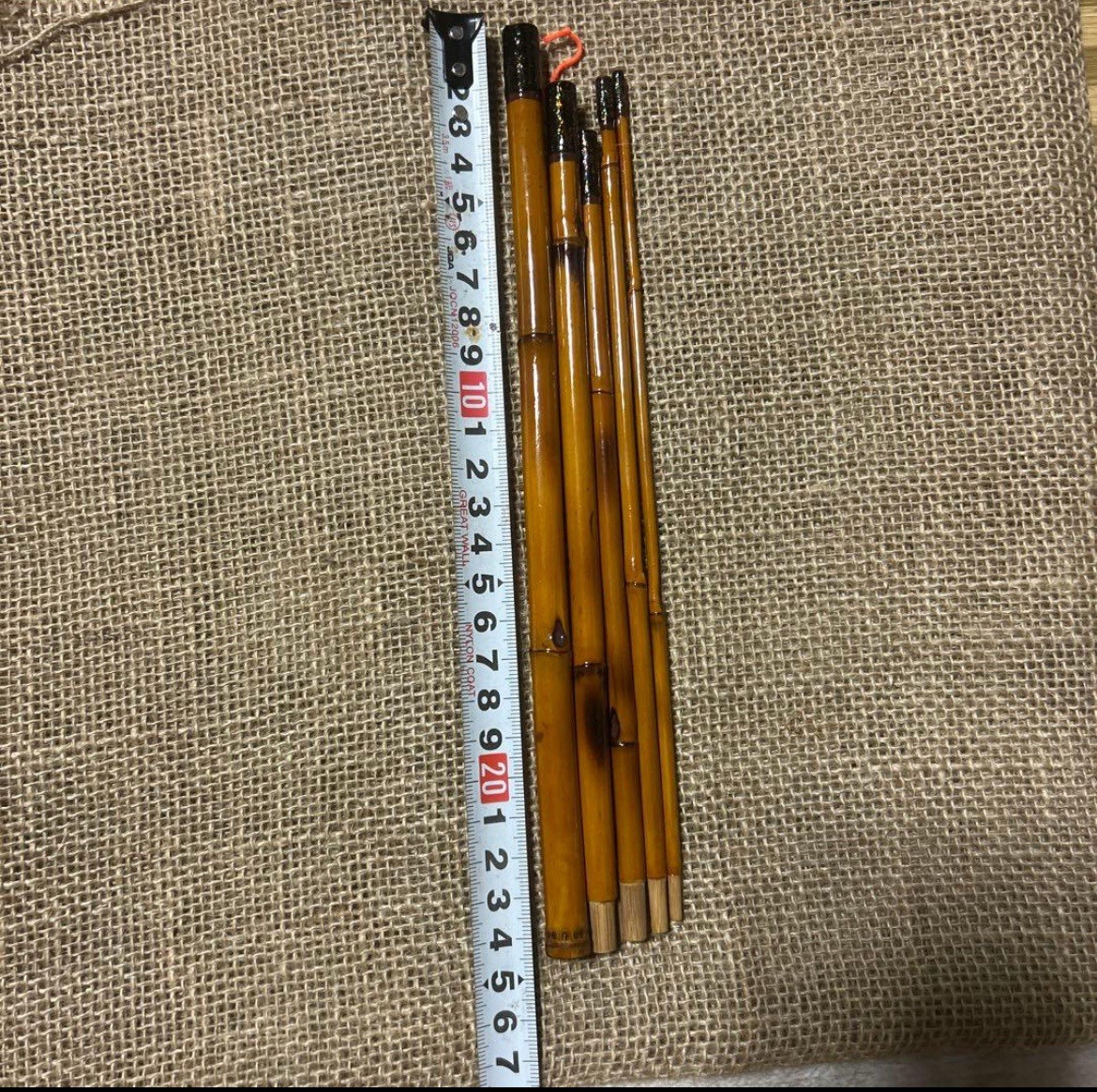 Handmade Japanese Bamboo Tanago Rod 4 Shaku 6-Piece