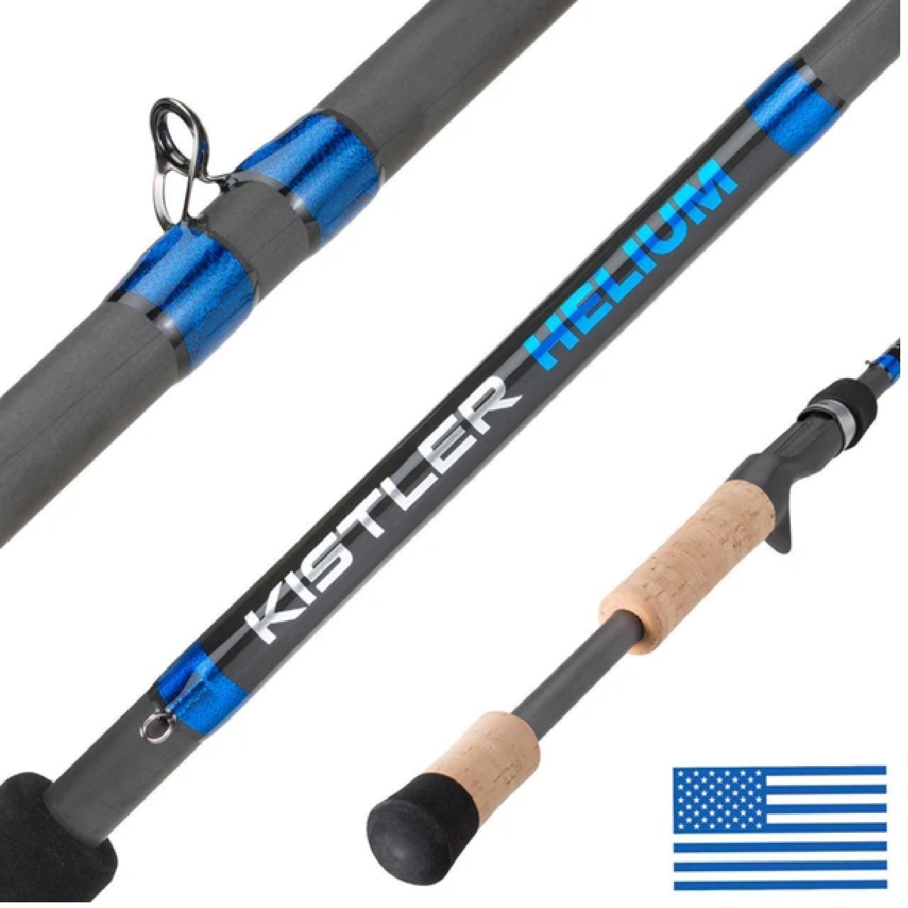 Kistler Helium 2026 Casting Fishing Rod 6′ 9″ Lite-Medium-Heavy