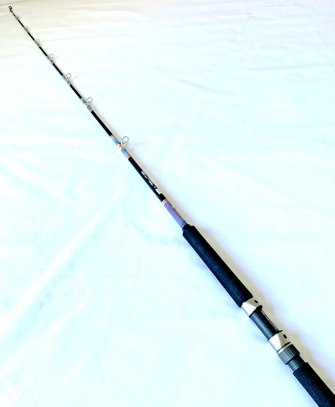 Kencor ZEBRA Z740X 6’6”Tenlew GRAPHITE Magnaglas 15-50Lb Fishing Rod Made In USA