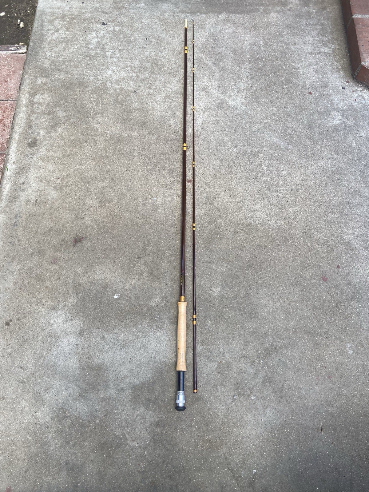 House of Hardy Jet 7 Wt / 8-1/2 Ft Fiberglass Fly Rod Excellent Condition