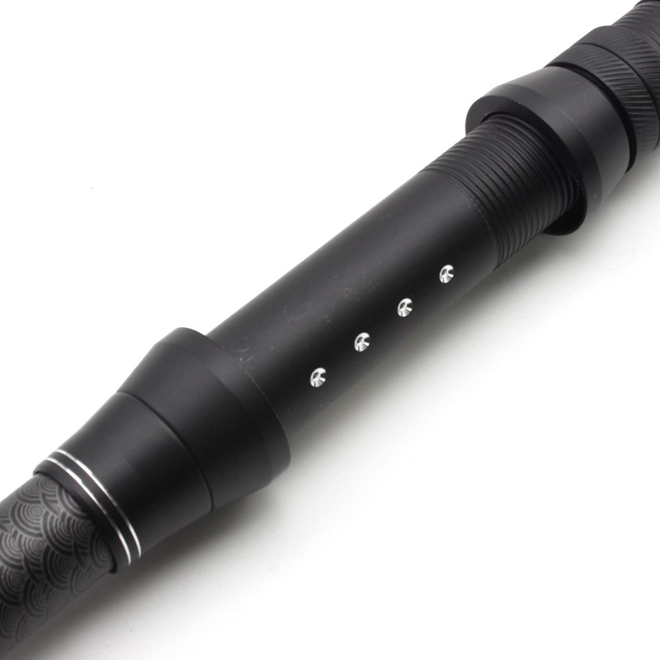 Lightweight Shrink Carbon Fiber Fishing Rod Portable 1.8m-3.0m Sea Pole