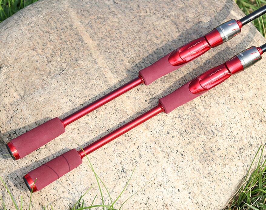 1.8M Fishing RodS 5.91FT Carbon Fiber Spinning/casting Pole Lure Rod Fast Action