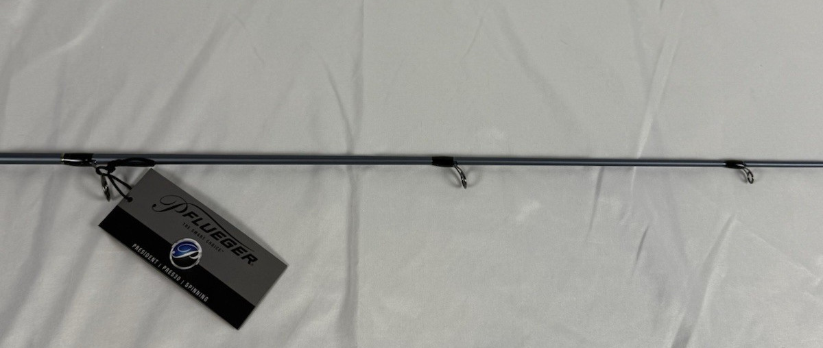 Pflueger President Spinning Fishing Rod 6’6″ 1 Piece Medium Power
