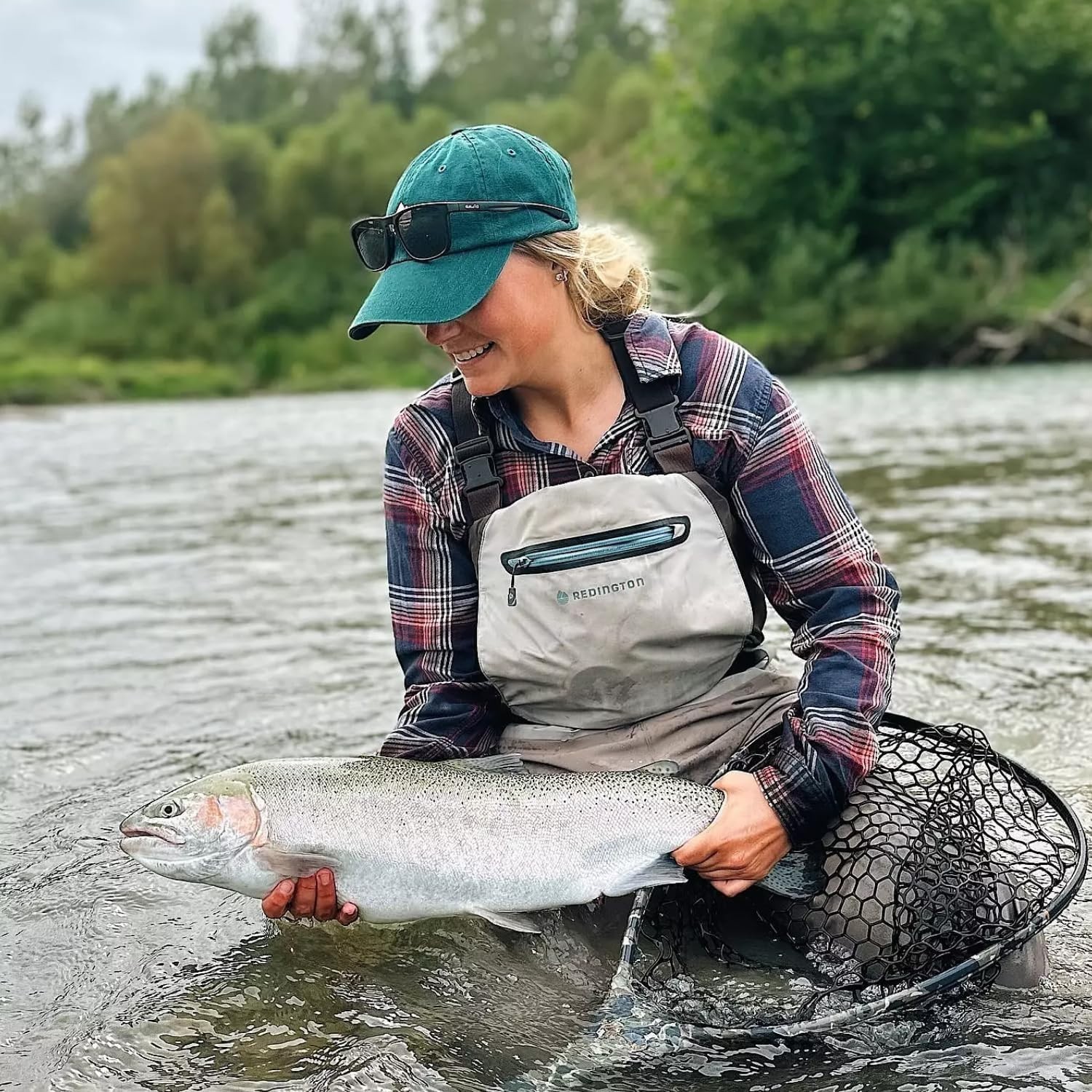 Portable 4’2″ Fly Rod with Custom Tapered Line – Perfect for On-The-Go Fishing